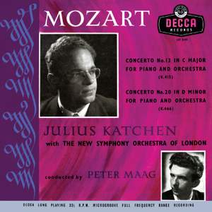 Mozart: Piano Concertos 13 & 20