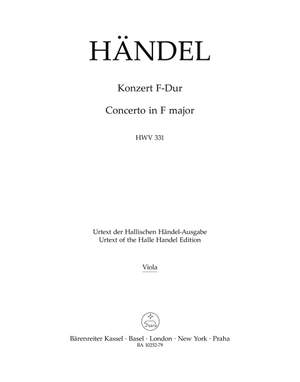 Händel, Georg Friedrich: Concerto in F major HWV 331