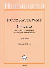 Wolf, F X: Concerto for Bassoon and Orchestra