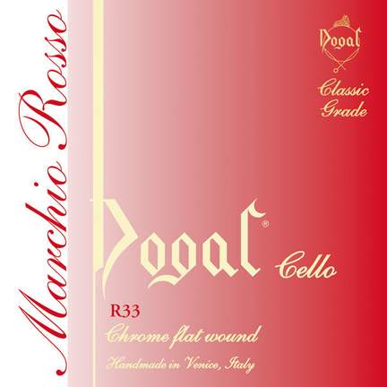 Dogal Red Label Cello String Set 1/4