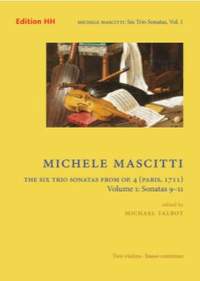 Mascitti, M: Six Trio Sonatas from op. 4 (Paris 1711) Vol. 1
