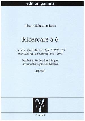 Johann Sebastian Bach: Ricercare à 6