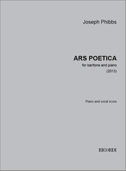 Joseph Phibbs: Ars Poetica
