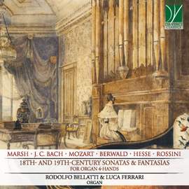 18th- and 19th-century Sonatas & Fantasias, for Organ 4-hands