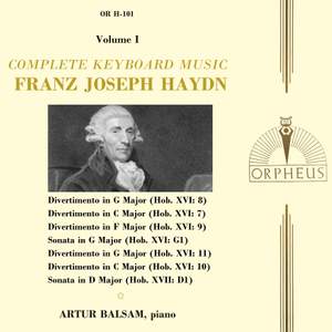 Haydn: Complete Keyboard Music, Volume I
