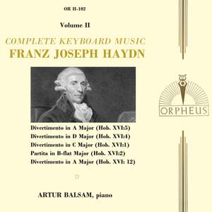 Haydn: Complete Keyboard Music, Vol. 2