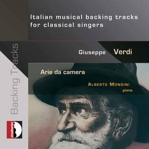 Verdi: Art Songs – Italian Musical Backing Tracks for Classical Singers Product Image