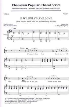 If We Only Have Love TTBB