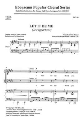 Let It Be Me (Je t'Appartiens) TTBB