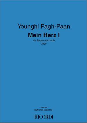 Younghi Pagh-Paan: Mein Herz I