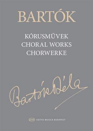 Bartók: Choral Works (3 clothbound volumes in slipcase)