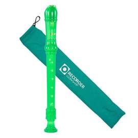 Recorder Workshop 301T descant recorder in transparent colours - Green