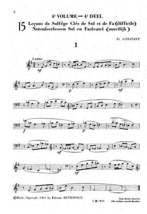 Franz Constant: Notenleer - Deel 4