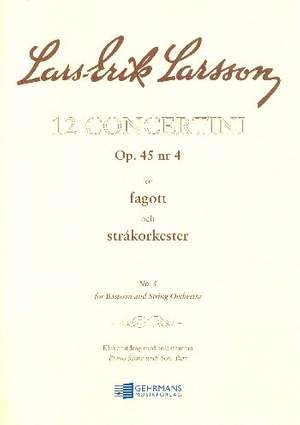 Lars-Erik Larsson: Concertino for Bassoon and String Orchestra