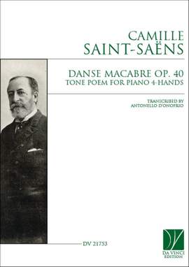 Camille Saint-Saëns: Danse macabre Op. 40, Tone Poem for Piano 4-Hands