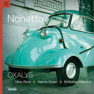 Nonetto: Works by Nino Rota, Hanns Eisler & Bohuslav Martinů
