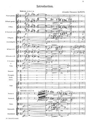 Glazunov, Alexander: Introduction et la danse de Salomée for orchestra