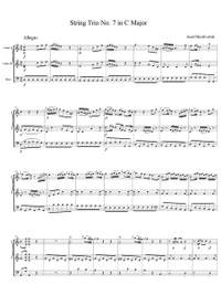 Myslivecek, Josef: Six Orchestra Trios for two violins and cello