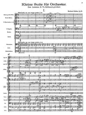 Sekles, Bernhard: Kleine Suite for orchestra Op. 21