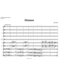 Variu, Dan: Dixtuor for string and woodwind quintets (score and parts / first print)