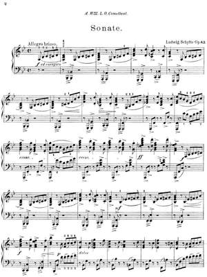 Schytté, Ludvig: Sonate op. 53 for piano solo