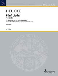 Heucke, S: Fünf Lieder op. 99