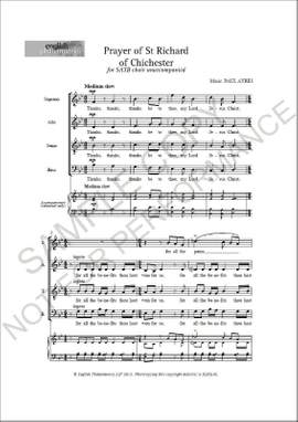Ayres, Paul: Prayer of Saint Richard
