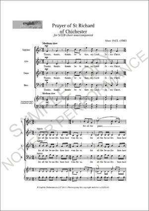 Ayres, Paul: Prayer of Saint Richard