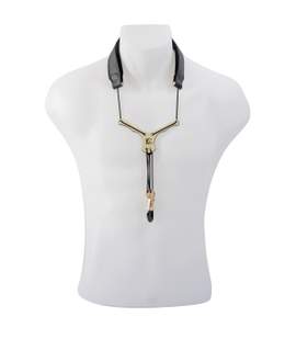 BG Leather Saxophone Neck Strap - Metal coated Snap Hook Soprano / Alto / Tenor + Baritone Size XL