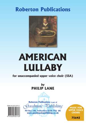 Philip Lane: American Lullaby for upper voice choir