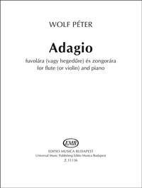 Wolf, Peter: Adagio (flute or violin and piano)