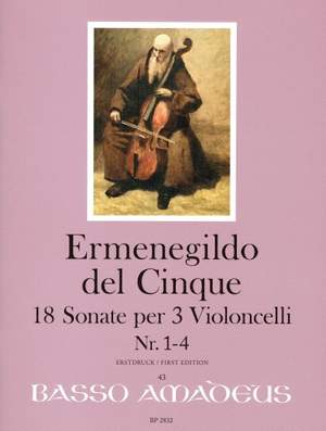 del Cinque, E: 18 Sonate per 3 Violoncelli Vol. 1