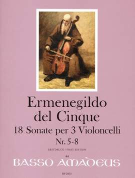 del Cinque, E: 18 Sonate per 3 Violoncelli Vol. 2