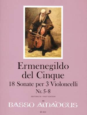 del Cinque, E: 18 Sonate per 3 Violoncelli Volume 2