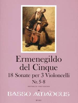 del Cinque, E: 18 Sonate per 3 Violoncelli Vol. 2