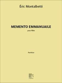 Eric Montalbetti: Memento Emmanuaile