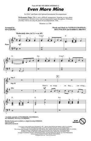 Darrell Brown_Nathan Chapman_Rita Wilson: Even More Mine