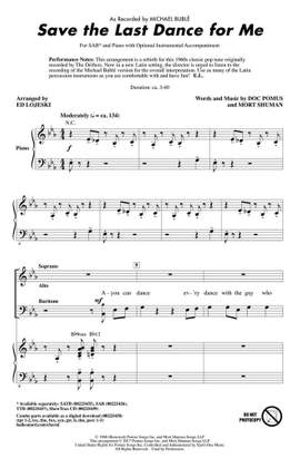 Doc Pomus_Mort Shuman: Save the Last Dance for Me