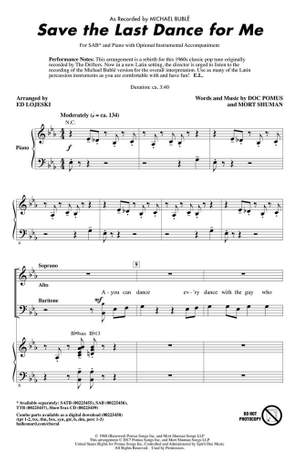 Doc Pomus_Mort Shuman: Save the Last Dance for Me