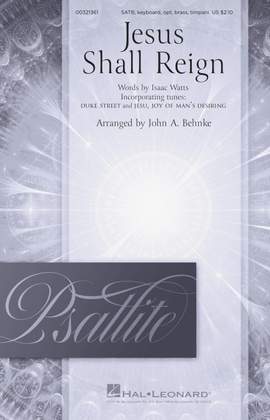 Johann Sebastian Bach_John Hatton: Jesus Shall Reign