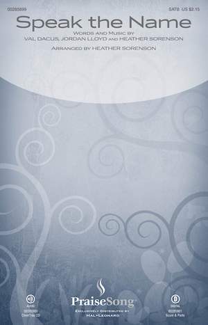 Heather Sorenson_Jordan Lloyd_Val Dacus: Speak the Name