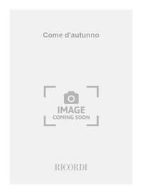 Carlo Boccadoro: Come d'autunno