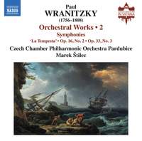 Wranitzky: Orchestral Works Vol. 2 - Symphonies