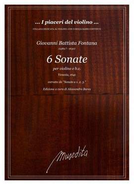 Giovanni Batista Fontana: 6 Sonate