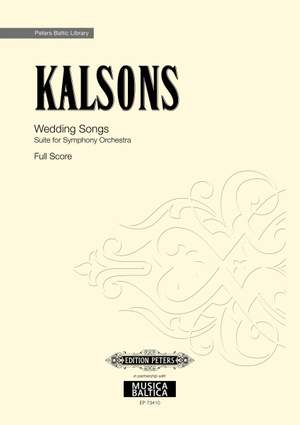 Kalsons, Romualds: Wedding Songs (full score)