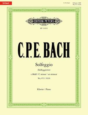 Bach, C P E: Solfeggio WQ117/2 / H220