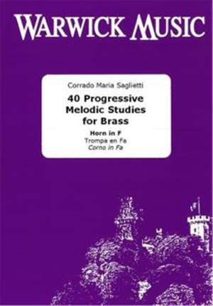 Corrado Maria Saglietti: 40 Progressive Melodic Studies for Brass