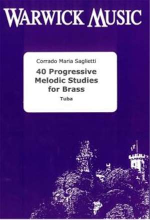 Corrado Maria Saglietti: 40 Progressive Melodic Studies for Brass