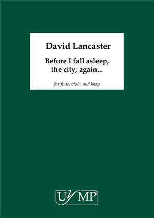 David Lancaster: Before I fall asleep, the city, again?