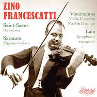 Zino Francescatti plays Lalo & Vieuxtemps